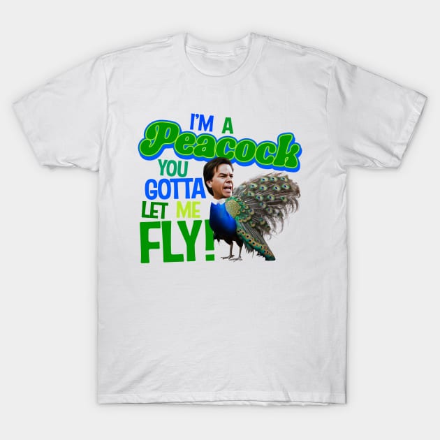 The Other Guys - I'm a Peacock You Gotta Let Me Fly T-Shirt by darklordpug